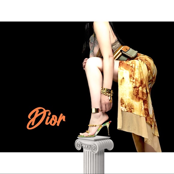 Vintage Christian Dior Street Chic Jacquard Monogram Logo Military Belt Bag - Picture 9 of 14